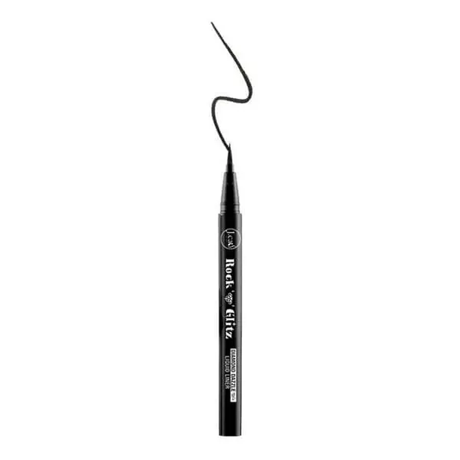J.Cat Beauty, Rock N’ Glitz Diamond Dazzle Liquid Liner 101, жидкая подводка для глаз с бриллиантовым блеском, 0,85 г: цены и характеристики