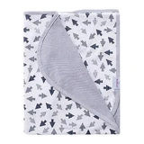 Babymatex, двосторонній ковдрочка з бамбука 75x100 см, сірий з стрілками, 1 шт.