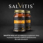 Salvitis Vege Vit D3 4000 МО, м'які капсули, 60 шт.: ціни та характеристики