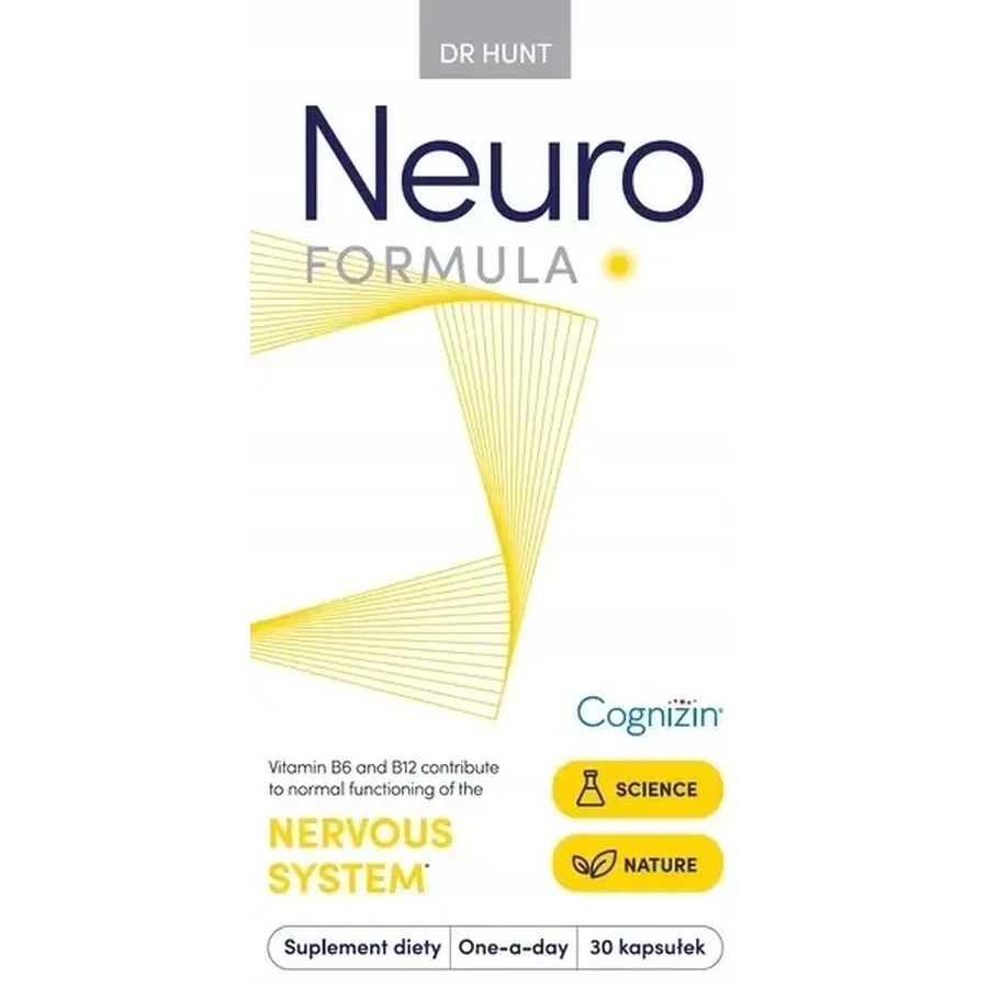 Dr Hunt Neuro Formula, тверді капсули, 30 шт.: ціни та характеристики