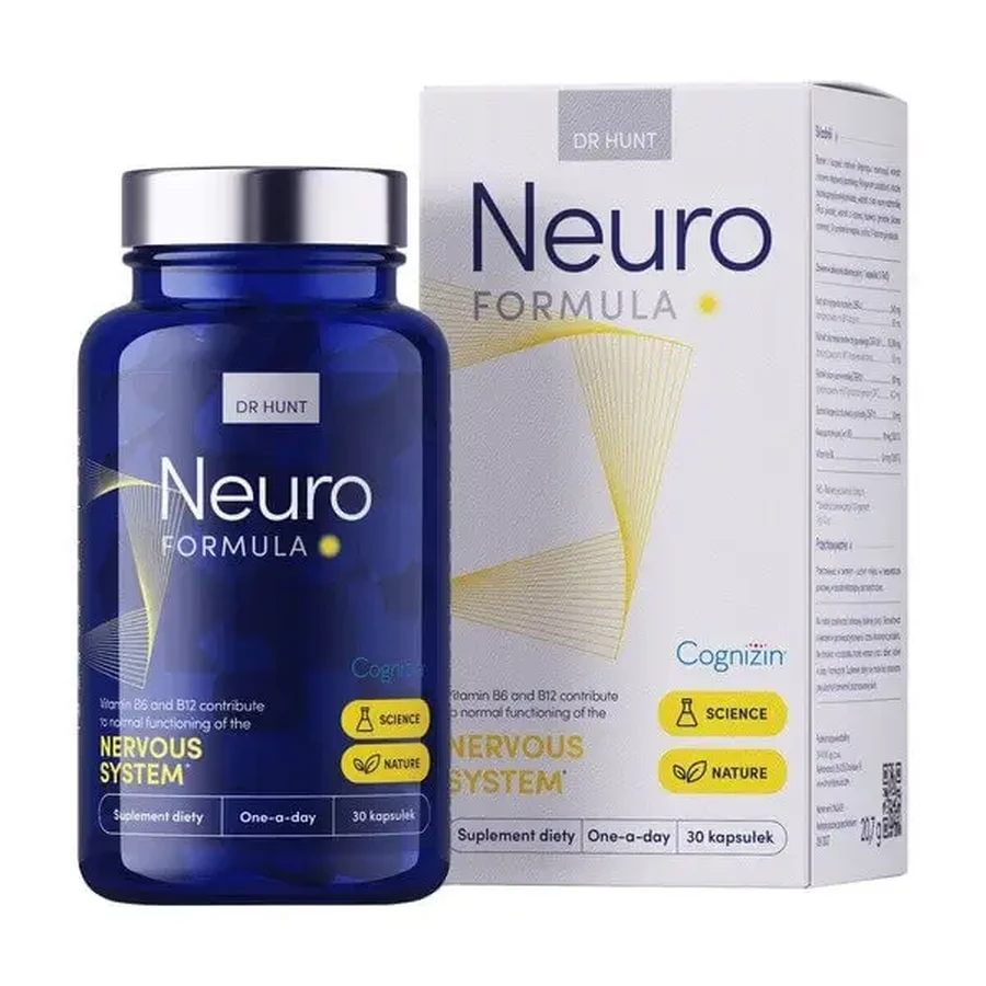 Dr Hunt Neuro Formula, тверді капсули, 30 шт.: ціни та характеристики