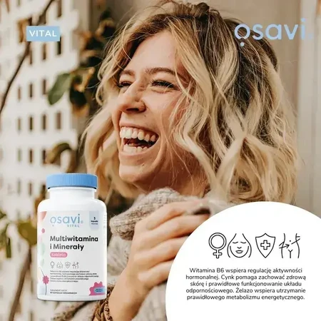 Osavi «Мультивітаміни та мінерали для жінок», тверді капсули, 180 шт.: ціни та характеристики