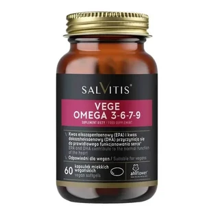 Salvitis Vege Omega 3-6-7-9, капсулы, 60 шт.