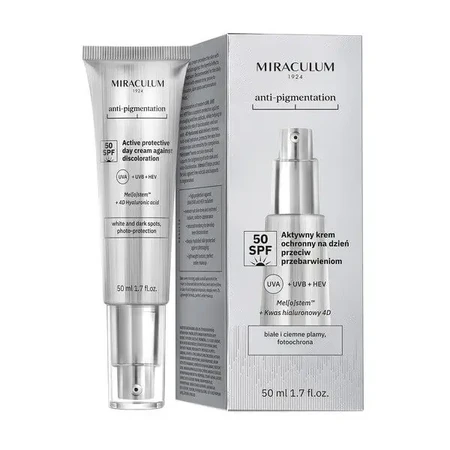 Miraculum Anti-Pigmentation, активный дневной защитный крем SPF 50, 50 мл: цены и характеристики