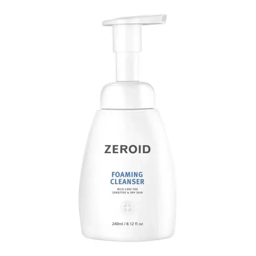 Zeroid Foaming Cleanser, очищувальна пінка для сухої та чутливої шкіри, 240 мл: ціни та характеристики