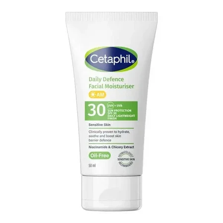 Cetaphil Daily Defence Facial Moisturiser SPF 30, денний зволожувальний крем, 50 мл: ціни та характеристики
