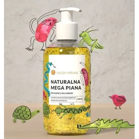 Opcja Natura, Натуральная мега-пена для детской ванны, 250 мл: цены и характеристики