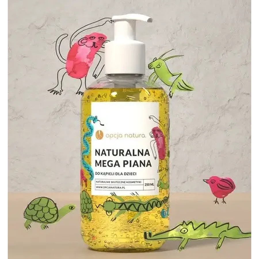 Opcja Natura, Натуральная мега-пена для детской ванны, 250 мл: цены и характеристики