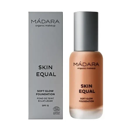 Madara Skin Equal, Soft Glow Foundation SPF15, тональний крем, відтінок Fudge 80, 30 мл: ціни та характеристики