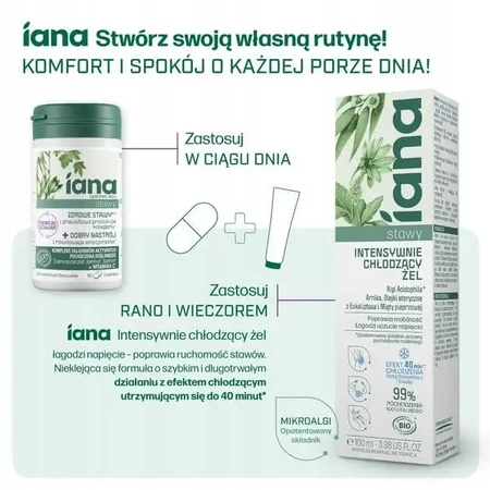 Iana «Здорові суглоби + гарний настрій», таблетки, 60 шт.: ціни та характеристики