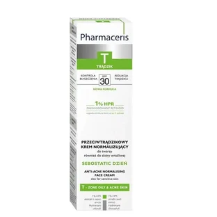 Pharmaceris T Sebostatic Day, противоугревой нормализующий крем, SPF 30, 40 мл