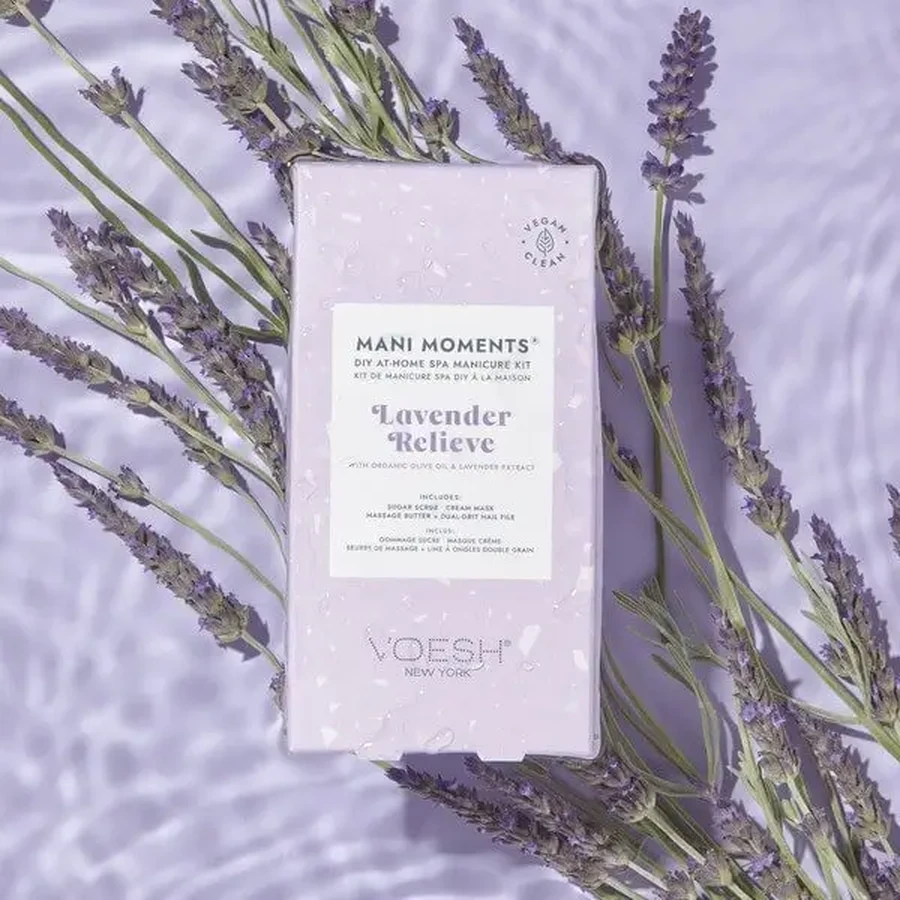Voesh, Mani Moments, набор для маникюра, Lavender Relieve, 3 шт.: цены и характеристики