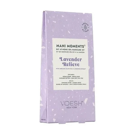 Voesh, Mani Moments, набор для маникюра, Lavender Relieve, 3 шт.: цены и характеристики