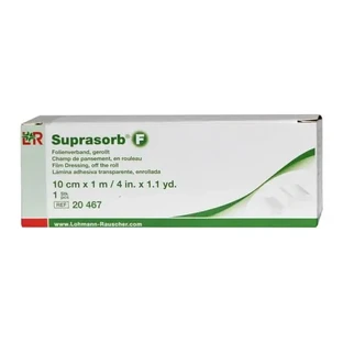Suprasorb F, прозора, нестерильна, самоклейка пов'язка, 10 см × 1 м, 1 шт.