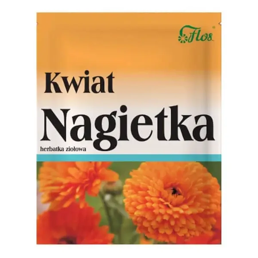Флос, календула, измельчённые цветы, травяной чай, 50 г: цены и характеристики