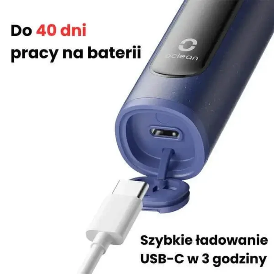 Oclean X Lite, звукова зубна щітка, темно-синя, 1 шт.: ціни та характеристики