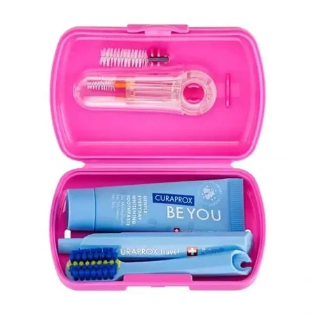 Curaprox Travel Set Ortho, дорожный набор, розовый, 1 шт.: цены и характеристики