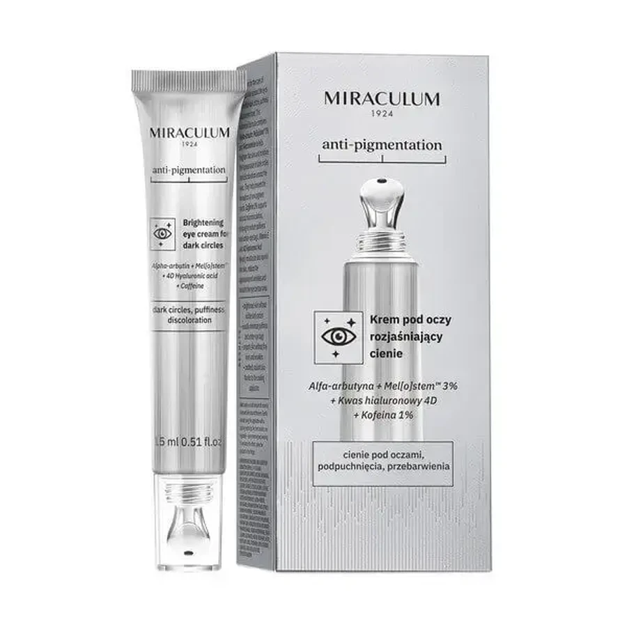 Miraculum Anti-Pigmentation, крем під очі для освітлення темних кіл, 15 мл: ціни та характеристики