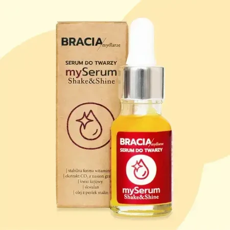 Bracia Mydlarze, сыворотка для кожи с расширенными сосудами с витамином С, Shake &amp; Shine, 15 мл: цены и характеристики