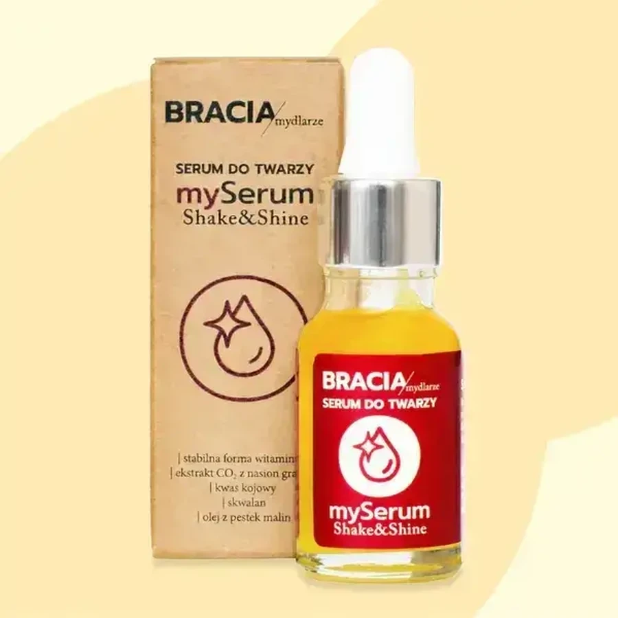 Bracia Mydlarze, сыворотка для кожи с расширенными сосудами с витамином С, Shake &amp; Shine, 15 мл: цены и характеристики