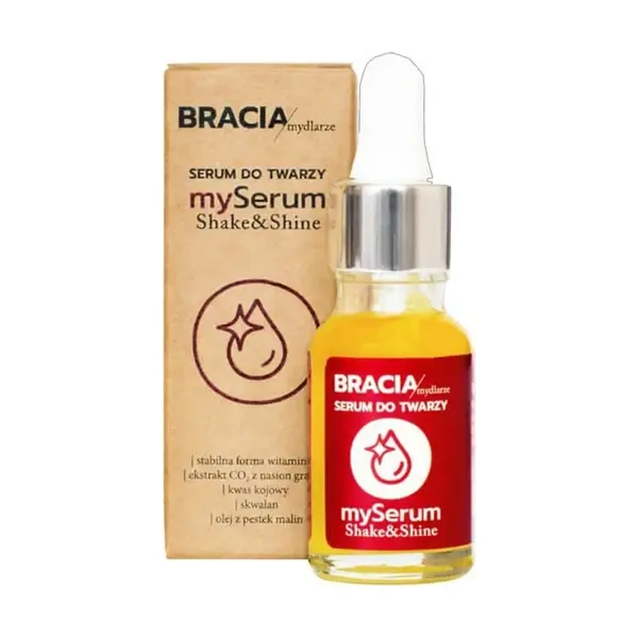 Bracia Mydlarze, сыворотка для кожи с расширенными сосудами с витамином С, Shake &amp; Shine, 15 мл: цены и характеристики