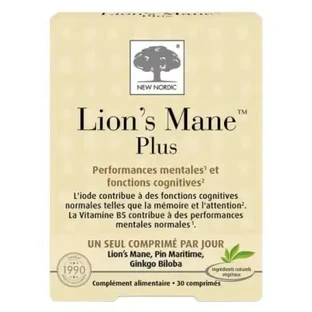 New Nordic Lion's Mane Plus, 30 таблеток