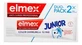 Профессиональная противокариесная зубная паста Elmex Junior, меняющая цвет, упаковка из 2 штук (по 75 мл каждая)