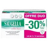 Упаковка из 2 x 14 сверхтонких прокладок с крылышками Saugella Cotton Touch Day
