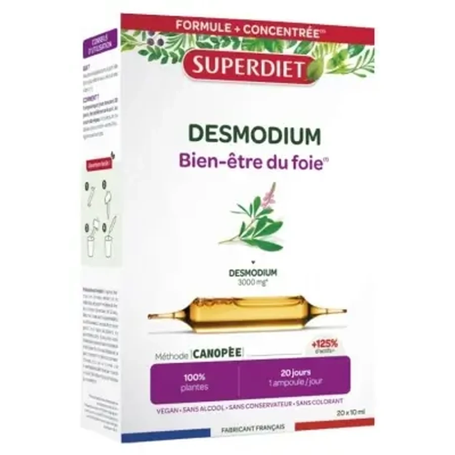 Superdiet Desmodium, 20 ампул: цены и характеристики