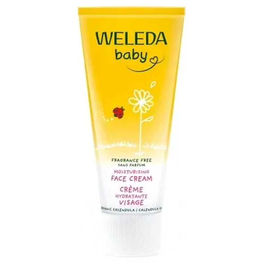 Weleda Baby Защитный крем для лица с календулой, без отдушки, 50 мл: цены и характеристики