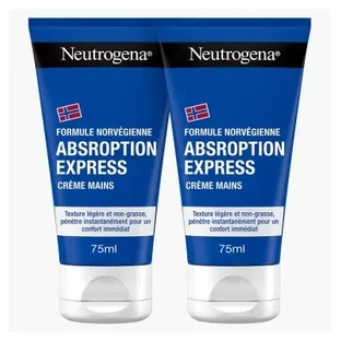 Крем для рук Neutrogena Express Absorption, упаковка з 2 штук (по 75 мл кожна)