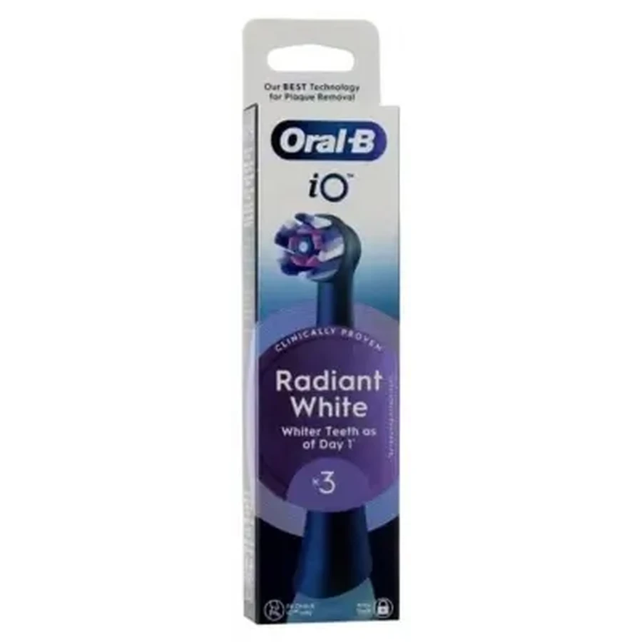 Oral-B iO Radiant White, 3 сменные насадки: цены и характеристики