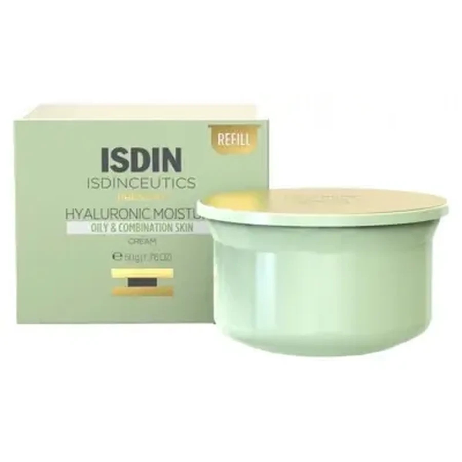 Isdin Isdinceutics Prevent Увлажняющий крем с гиалуроновой кислотой для жирной и комбинированной кожи, пополняющая упаковка, 50 г: цены и характеристики