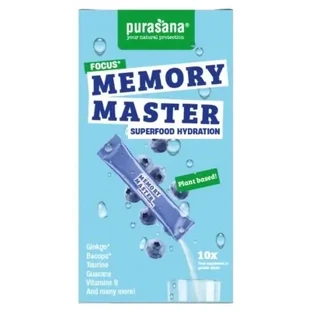 Purasana Superfood Hydration Memory Master, 10 пакетиків