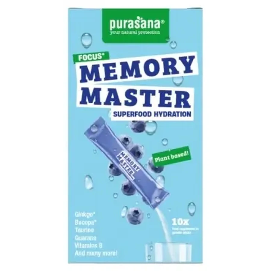 Purasana Superfood Hydration Memory Master, 10 пакетиків: ціни та характеристики