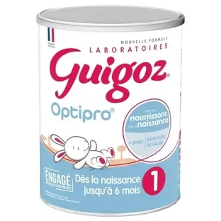 Guigoz Optipro 1, сухое молоко для новорожденных в возрасте от 0 до 6 месяцев, 780 г