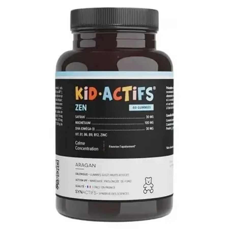 Aragan Synactifs KidActifs Zen 60 жевательных конфет: цены и характеристики