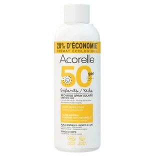 Запасная насадка для органического солнцезащитного спрея Acorelle Kids SPF 50, 150 г