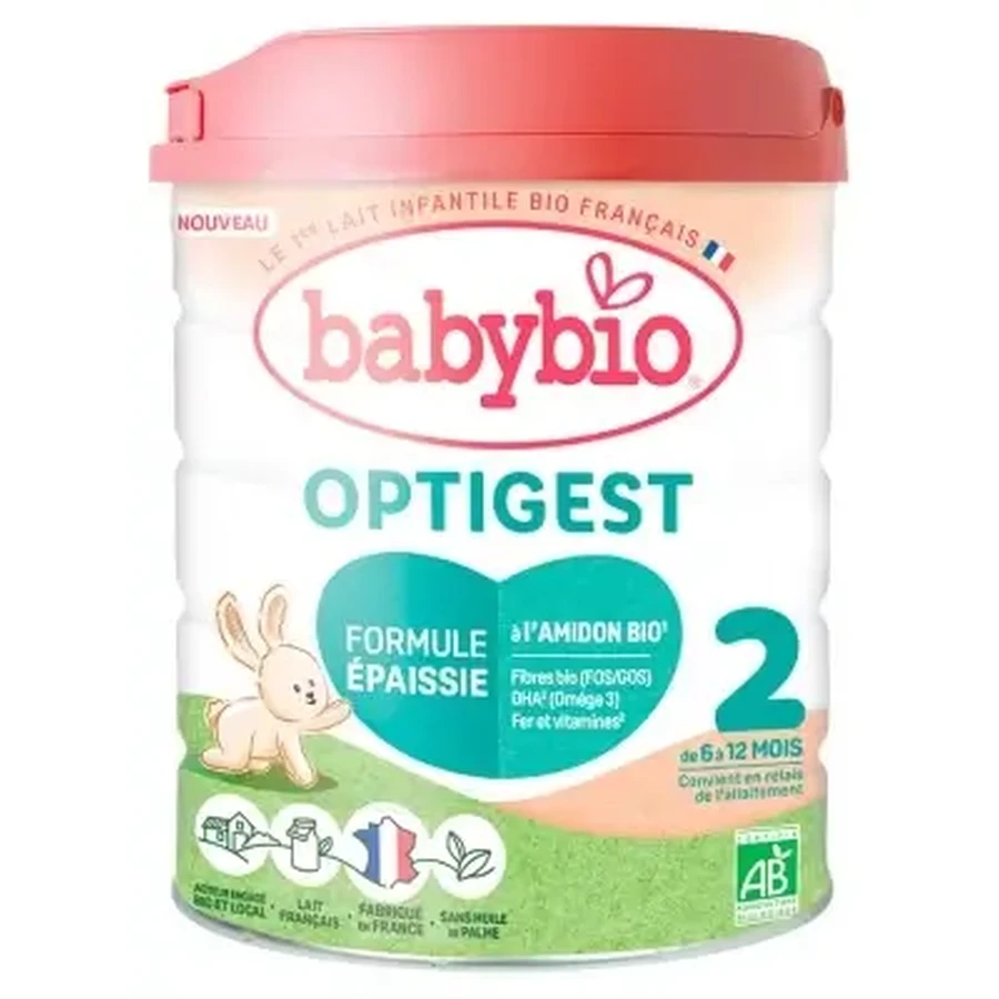 Babybio Optigest 2 — сгущенная детская смесь для детей от 6 до 12 месяцев, органическая, 800 г: цены и характеристики