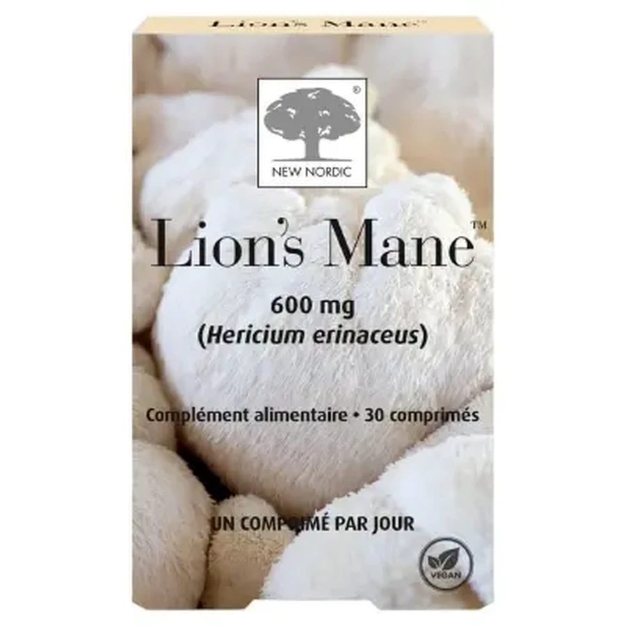 New Nordic Lion's Mane 600 мг, 30 таблеток: ціни та характеристики