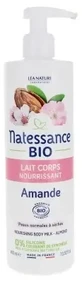 Natessance Питательный лосьон для тела с органическим миндалем, 400 мл