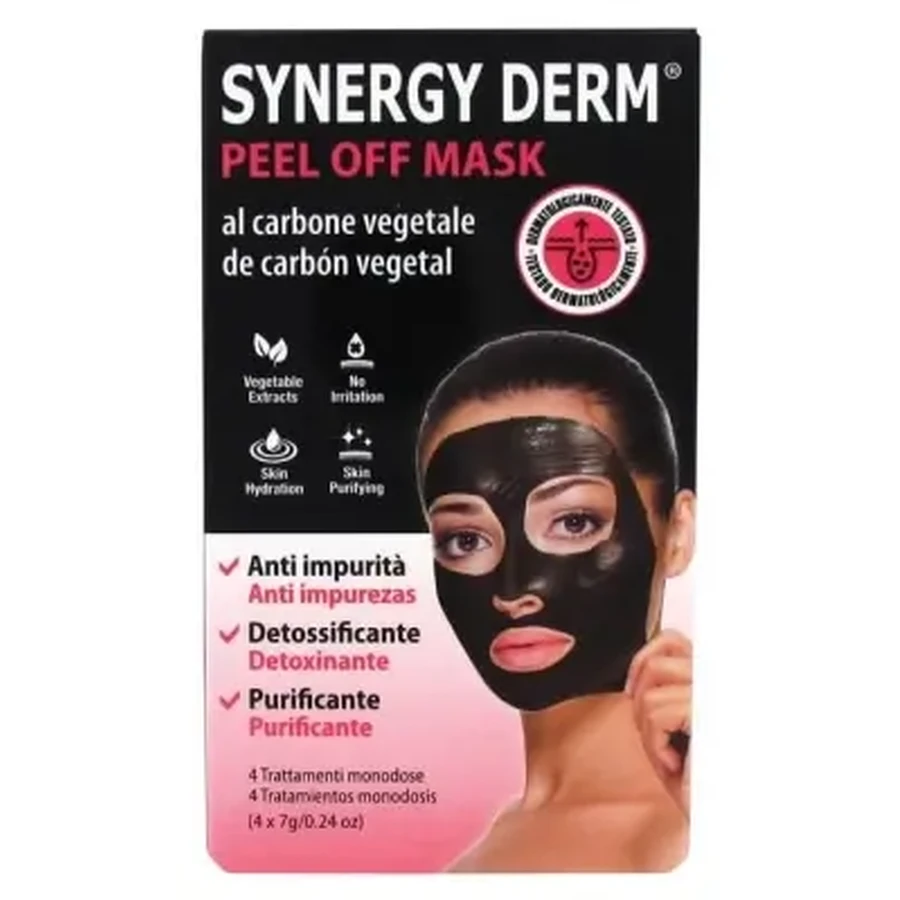 Снимаемая маска Incarose Synergy Derm с растительным углем, 4 x 7 г: цены и характеристики