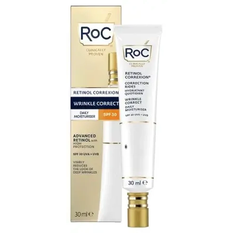 RoC Retinol Correxion — увлажняющий крем для ежедневного ухода, корректирующий морщины, SPF 30, 30 мл: цены и характеристики