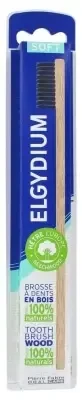 Мягкая деревянная зубная щетка Elgydium