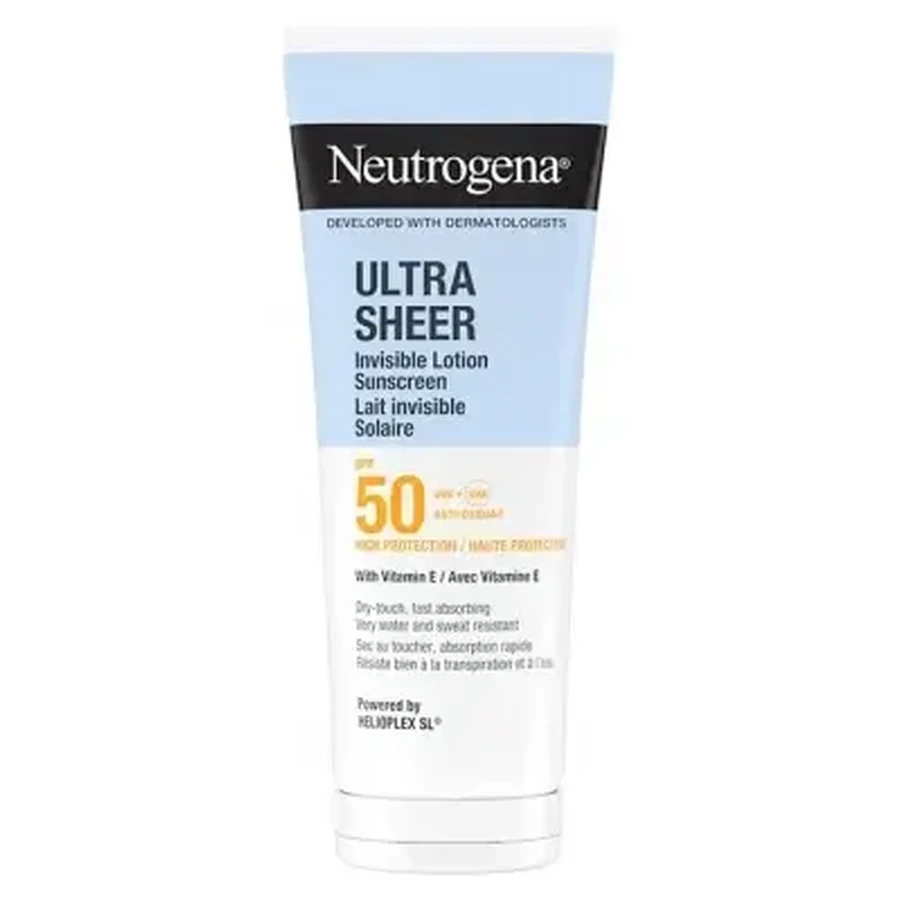 Neutrogena Ultra Sheer Invisible, прозрачный солнцезащитный лосьон SPF 50, 200 мл: цены и характеристики