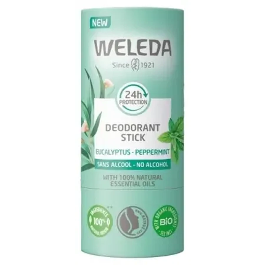 Дезодорант-стік з евкаліптом і перцевою м’ятою Weleda, 50 г: ціни та характеристики
