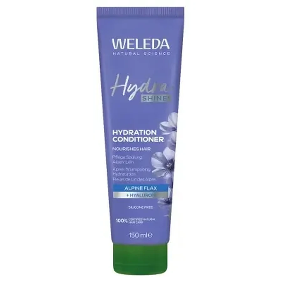 Зволожуючий бальзам Weleda Hydra Shine з квітами альпійського льону, 150 мл: ціни та характеристики