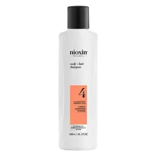 Шампунь Nioxin System 4 для борьбы с выпадением волос в запущенной стадии, для поврежденных/окрашенных волос, 300 мл