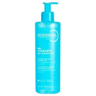 Bioderma Hydrabio — пенящийся мицеллярный очищающий гель с 24-часовым увлажнением, 400 мл