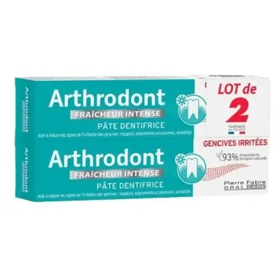 Зубная паста Arthrodont Intense Freshness, упаковка из 2 штук (по 75 мл каждая): цены и характеристики